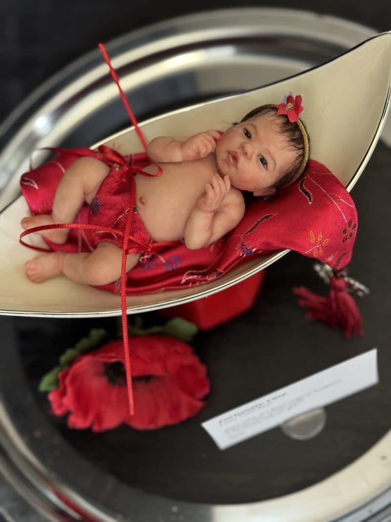 OOAK "Fortunate One", Polymer Clay Miniature Baby Girl