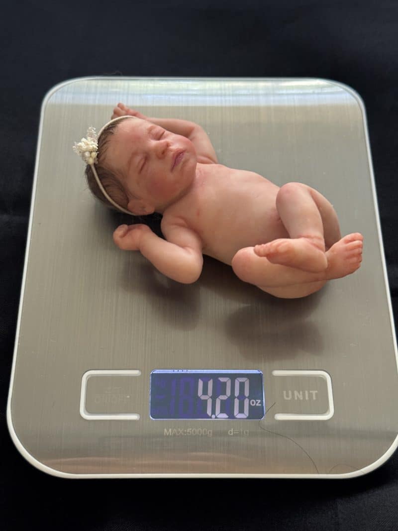 OOAK "Country Sunshine", Polymer Clay Miniature Baby Girl - Image 6