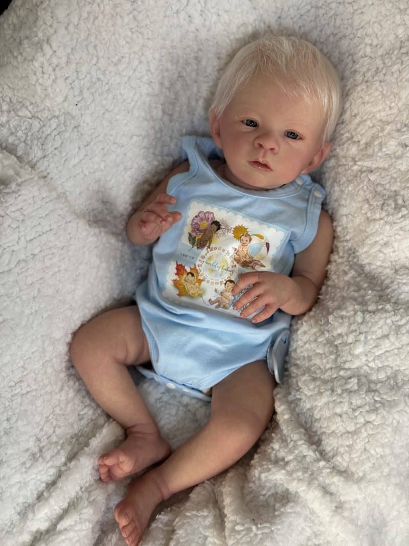 Lil' Jude Reborn with Platinum Blonde Hair - Image 13