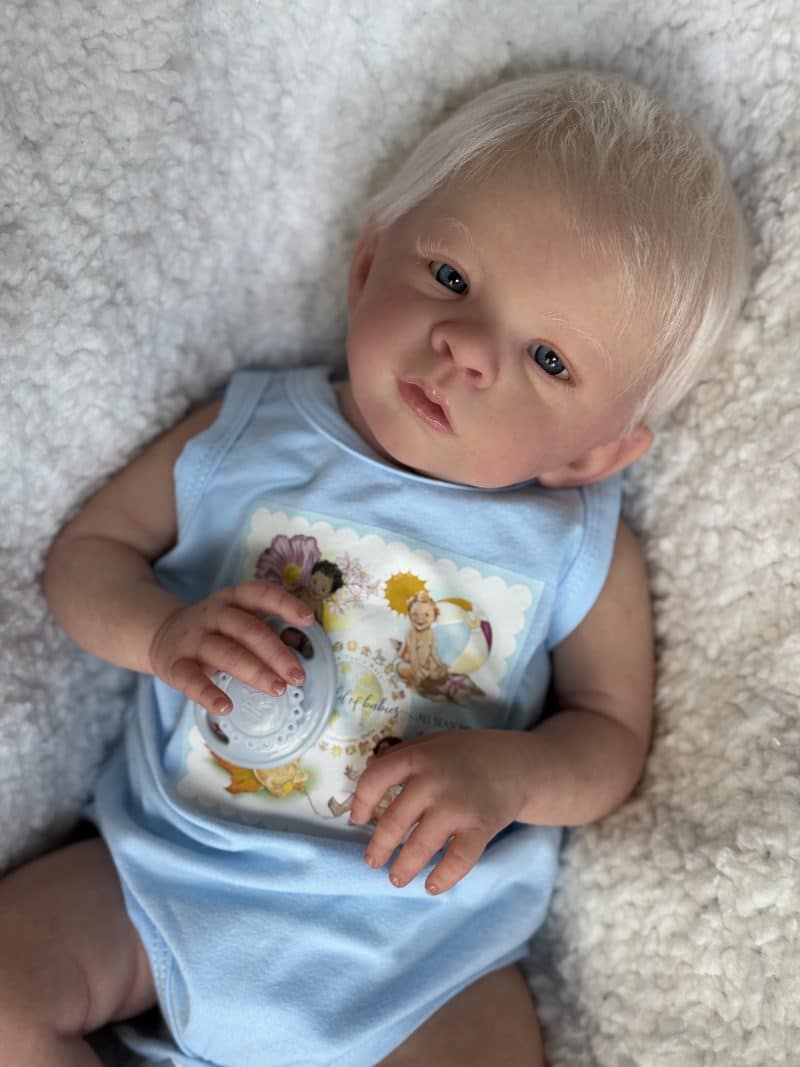 Lil' Jude Reborn with Platinum Blonde Hair - Image 8