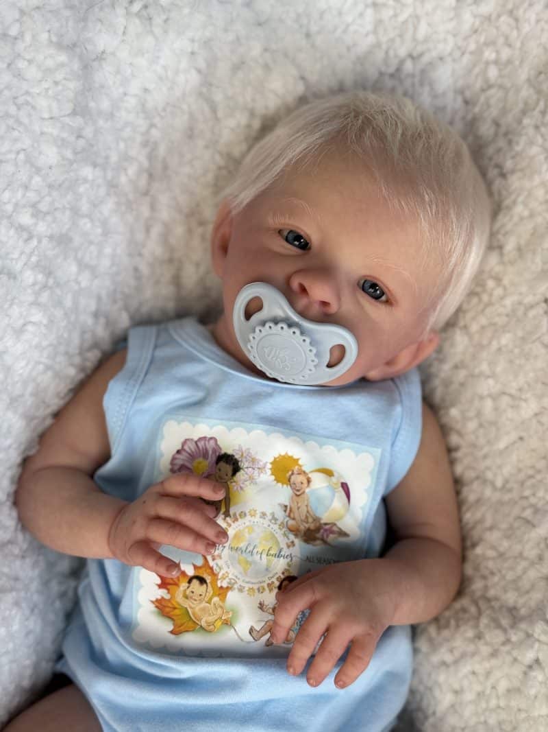 Lil' Jude Reborn with Platinum Blonde Hair - Image 7