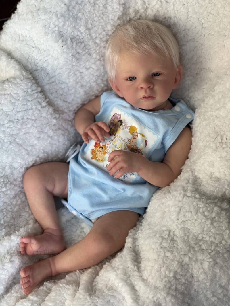 Lil' Jude Reborn with Platinum Blonde Hair - Image 6