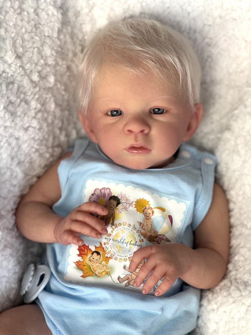 Lil' Jude Reborn with Platinum Blonde Hair - Image 4