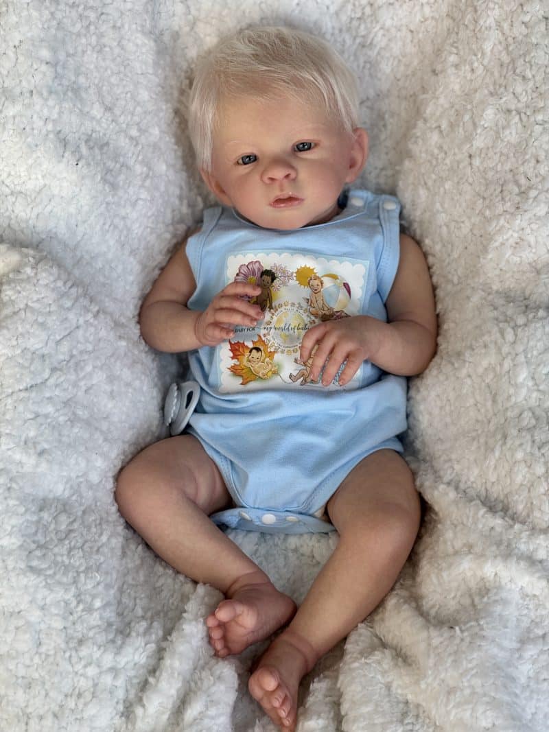Lil' Jude Reborn with Platinum Blonde Hair - Image 3