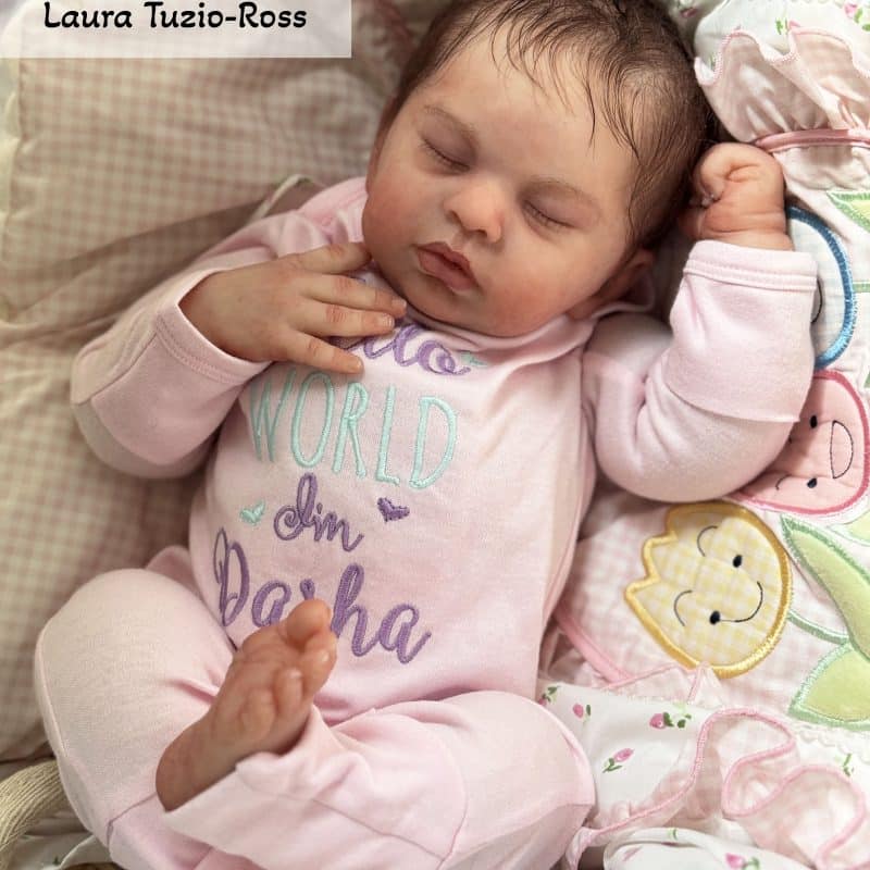 "Dasha" Finished 1/4 Cuddle Silicone by Laura Tuzio-Ross