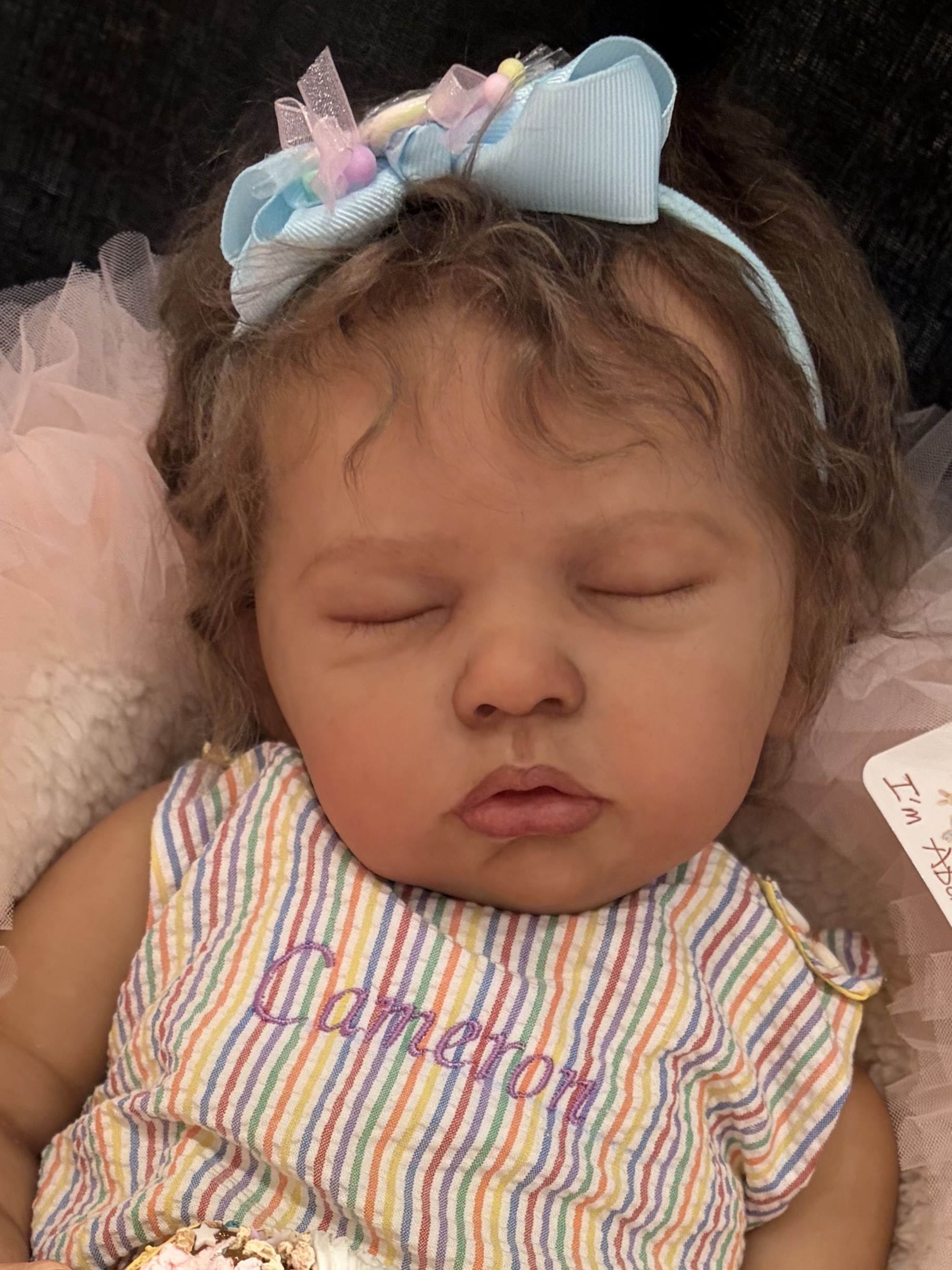 DEPOSIT ONLY... Custom Cameron Asleep in Cloth Body Silicone - Image 9