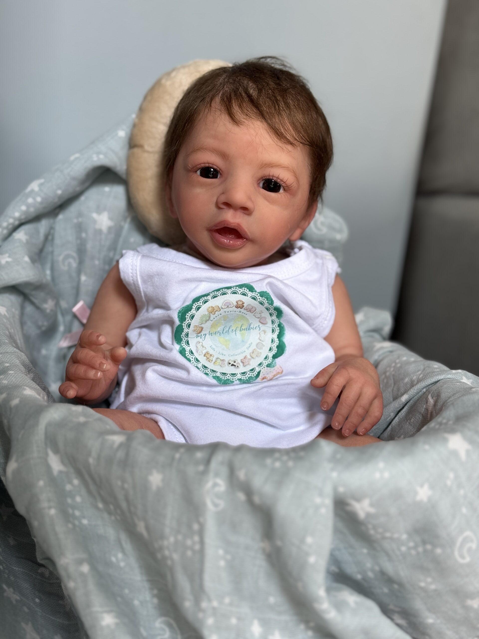 “Warren” reborn brown hair and eyes DOTW Show 2026 - Image 4