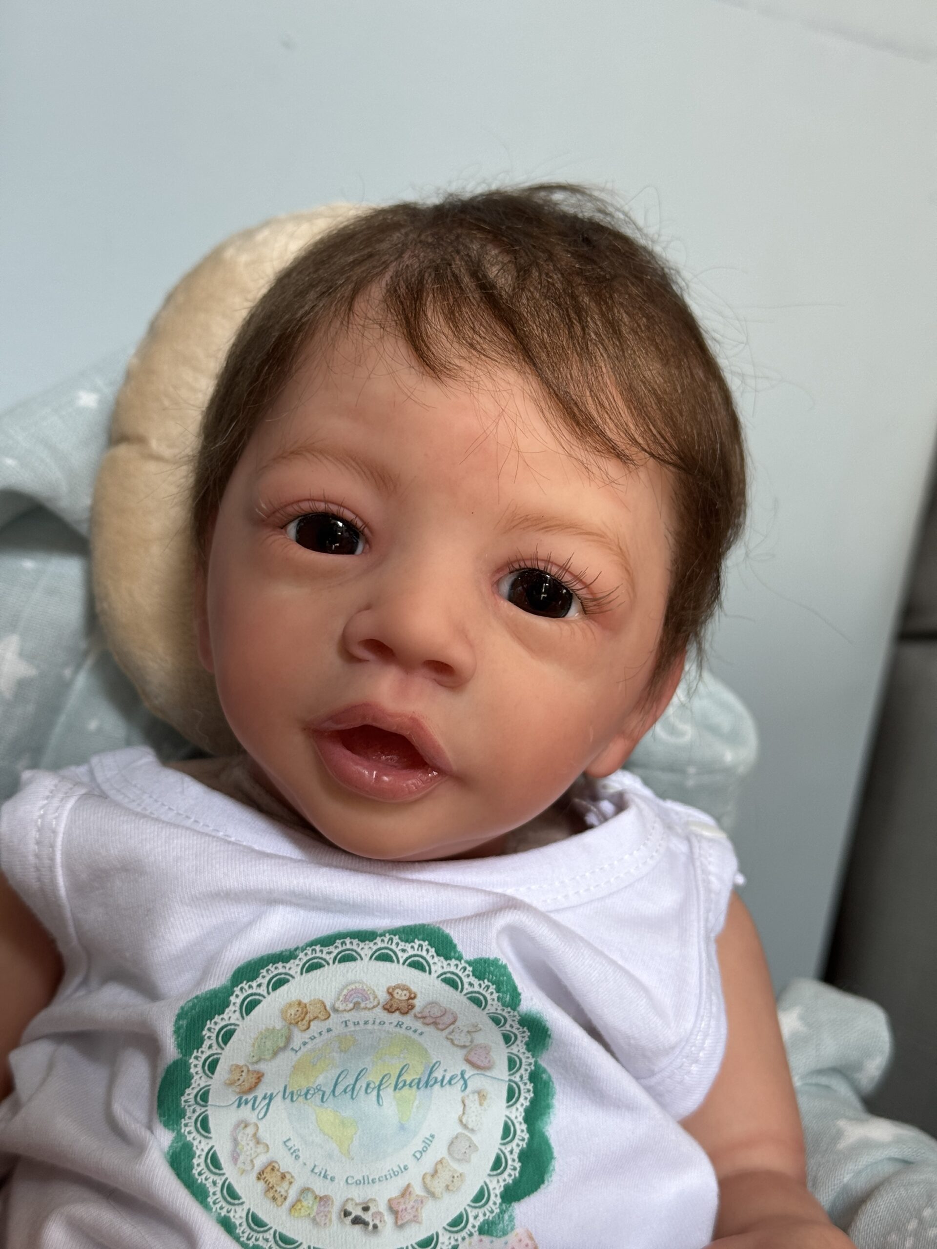 “Warren” reborn brown hair and eyes DOTW Show 2026 - Image 5